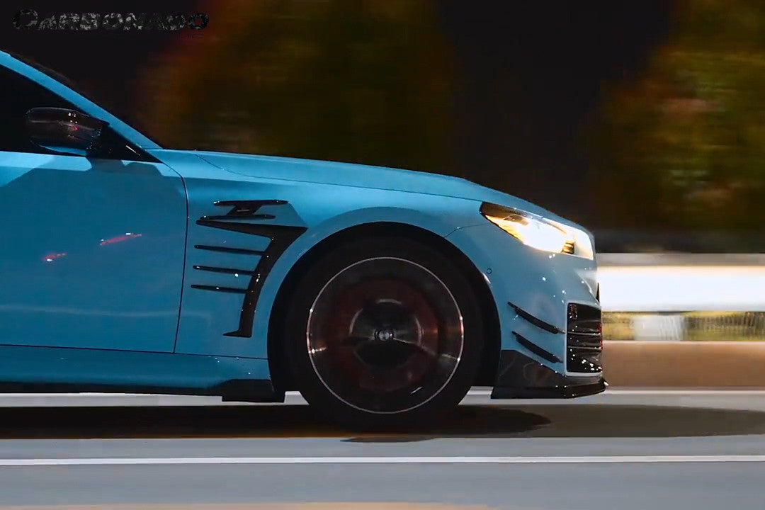 2021-2024 BMW M2 G87 AD Style Dry Carbon Fiber Side Skirts