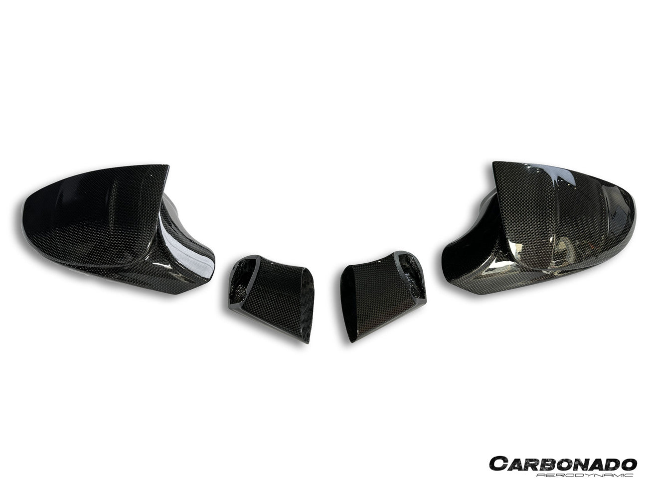 2019-2024 Ferrari F8 MSY Style Autoclave Carbon Fiber Mirror Housing Replacement