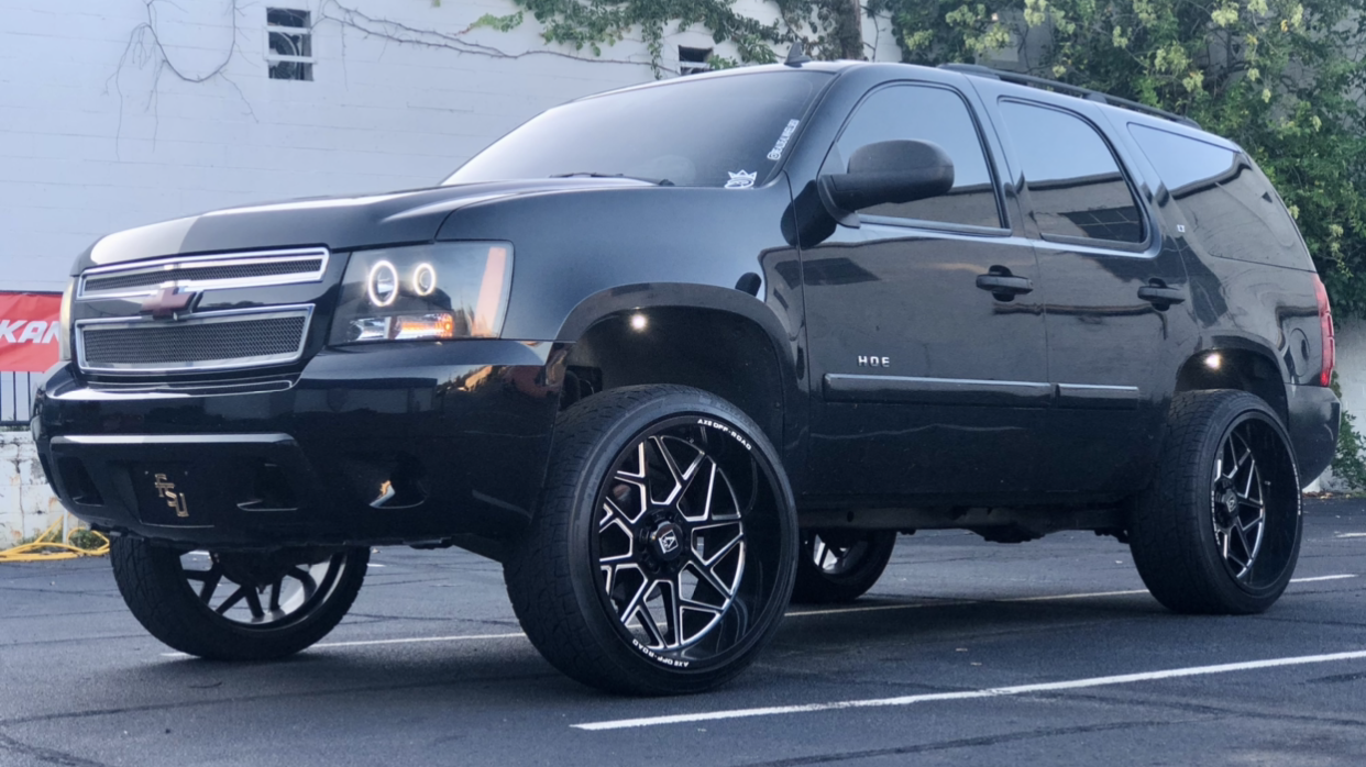 AXE WHEELS NEMESIS GLOSS BLACK MILLED 22x12 ET-44 8x180 (Square Set of 4)