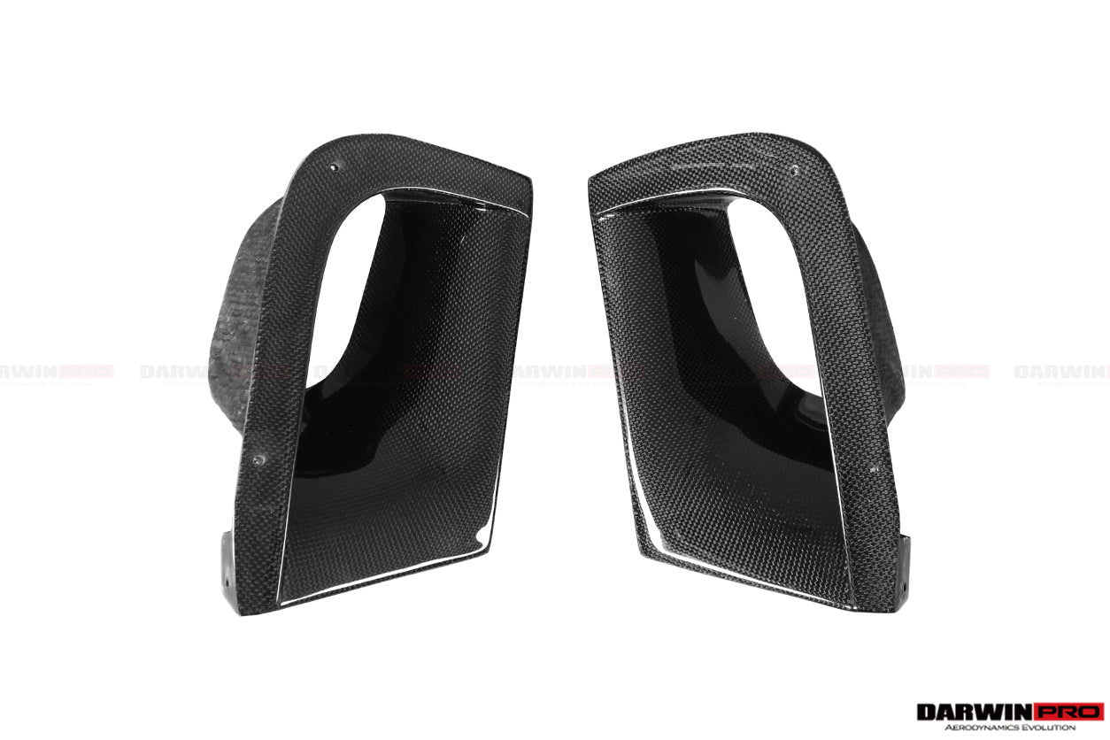 2015-2020 Ferrari 488 GTB Pista Style Rear Bumper & Wing - DarwinPRO Aerodynamics