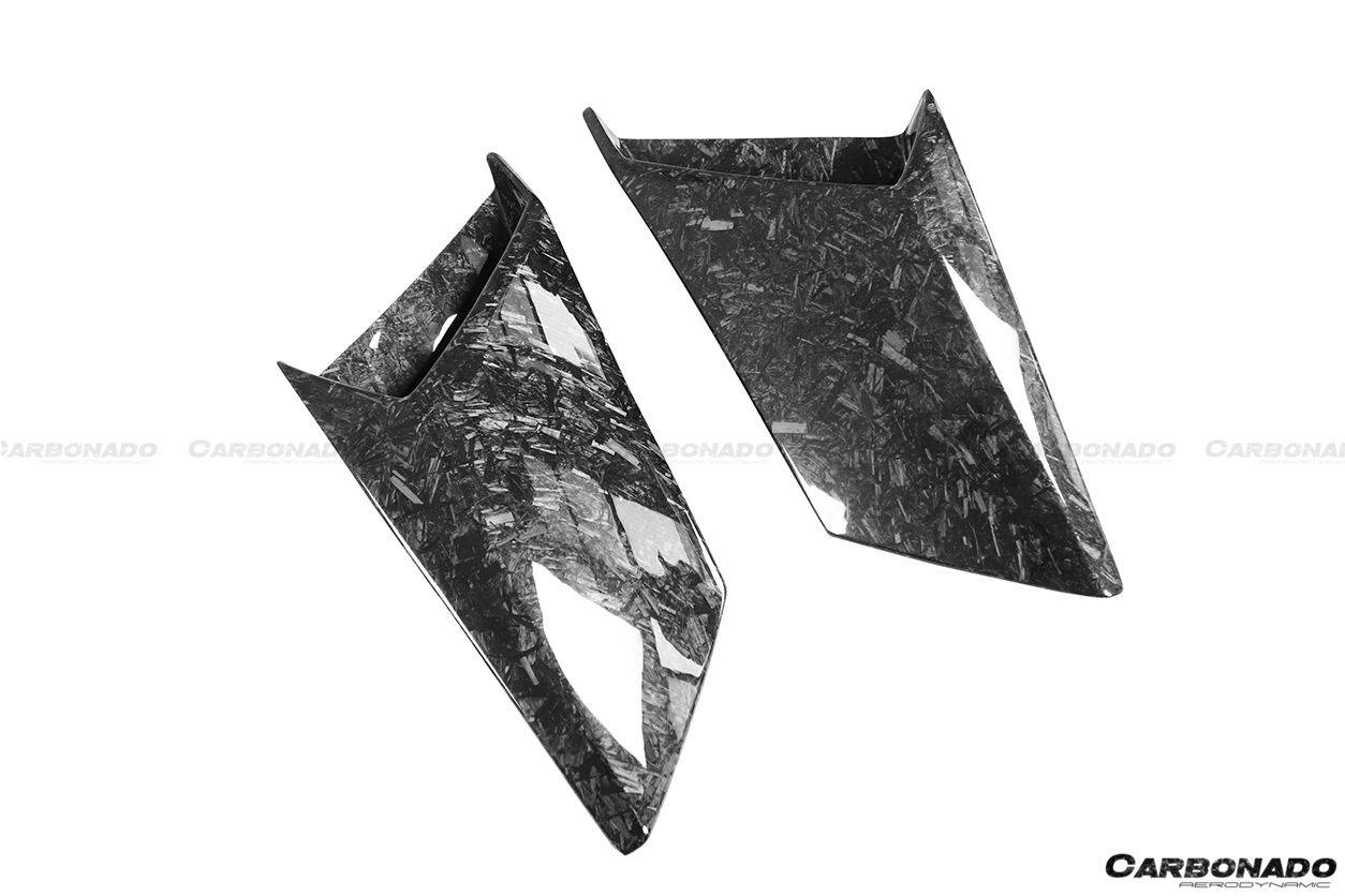 2011-2016 Lamborghini Aventador LP700 Coupe OEM Style Carbon Fiber Engine Air Intakes - Carbonado Aero