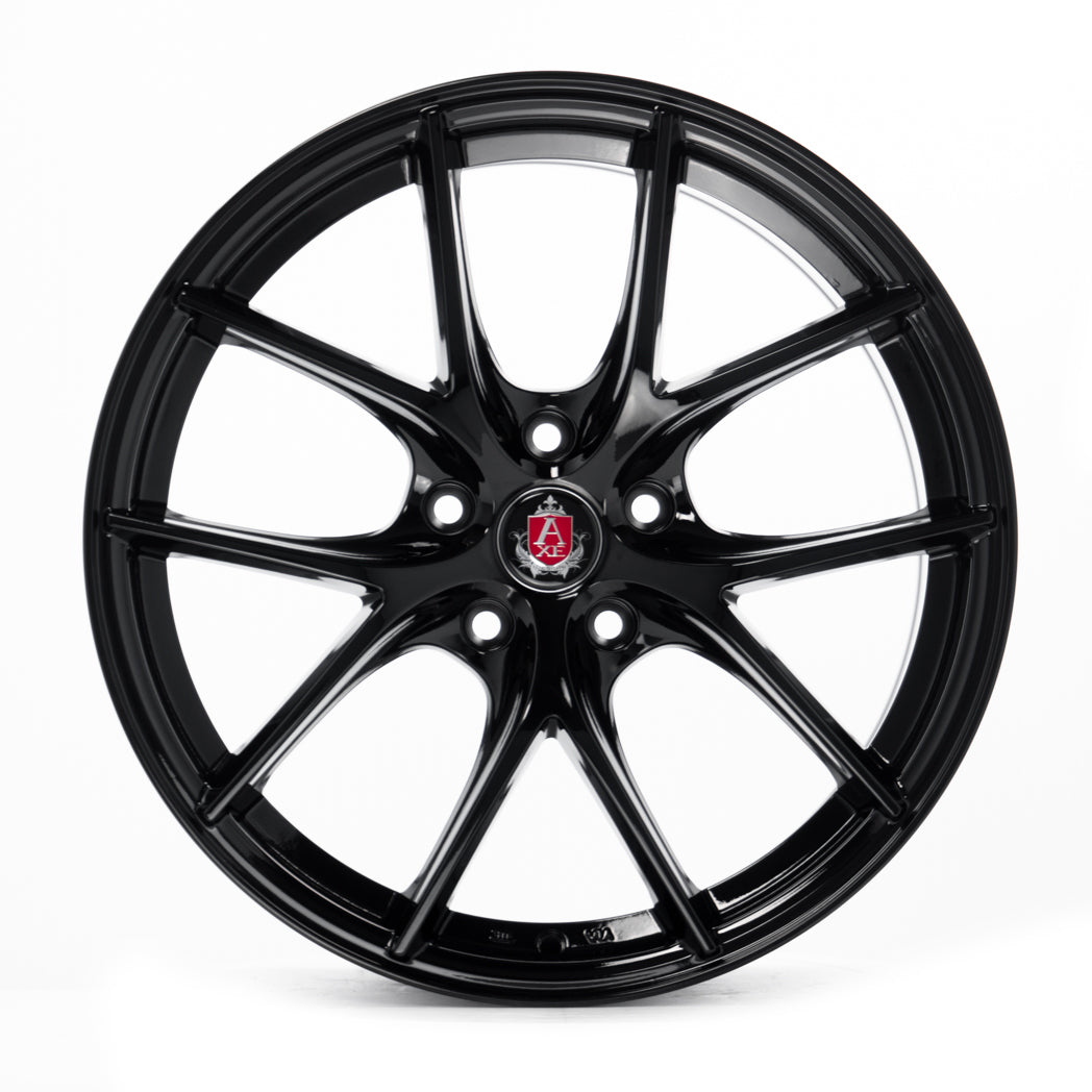 AXE WHEELS EX34 GLOSS BLACK 20x8.5 ET25 5x114 (Square Set of 4)