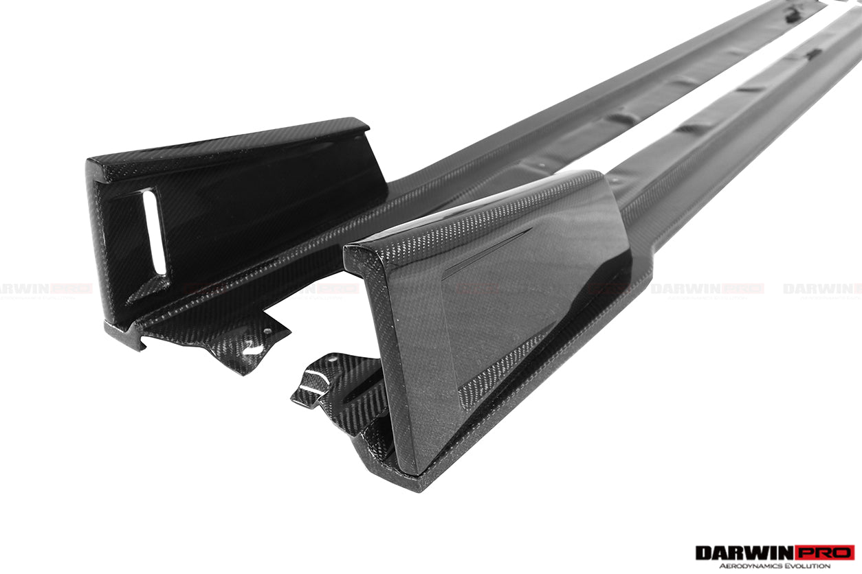 2019-2023 BMW 3 Series G20 BKSS Style Carbon Fiber Side Skirts Under Board - DarwinPRO Aerodynamics