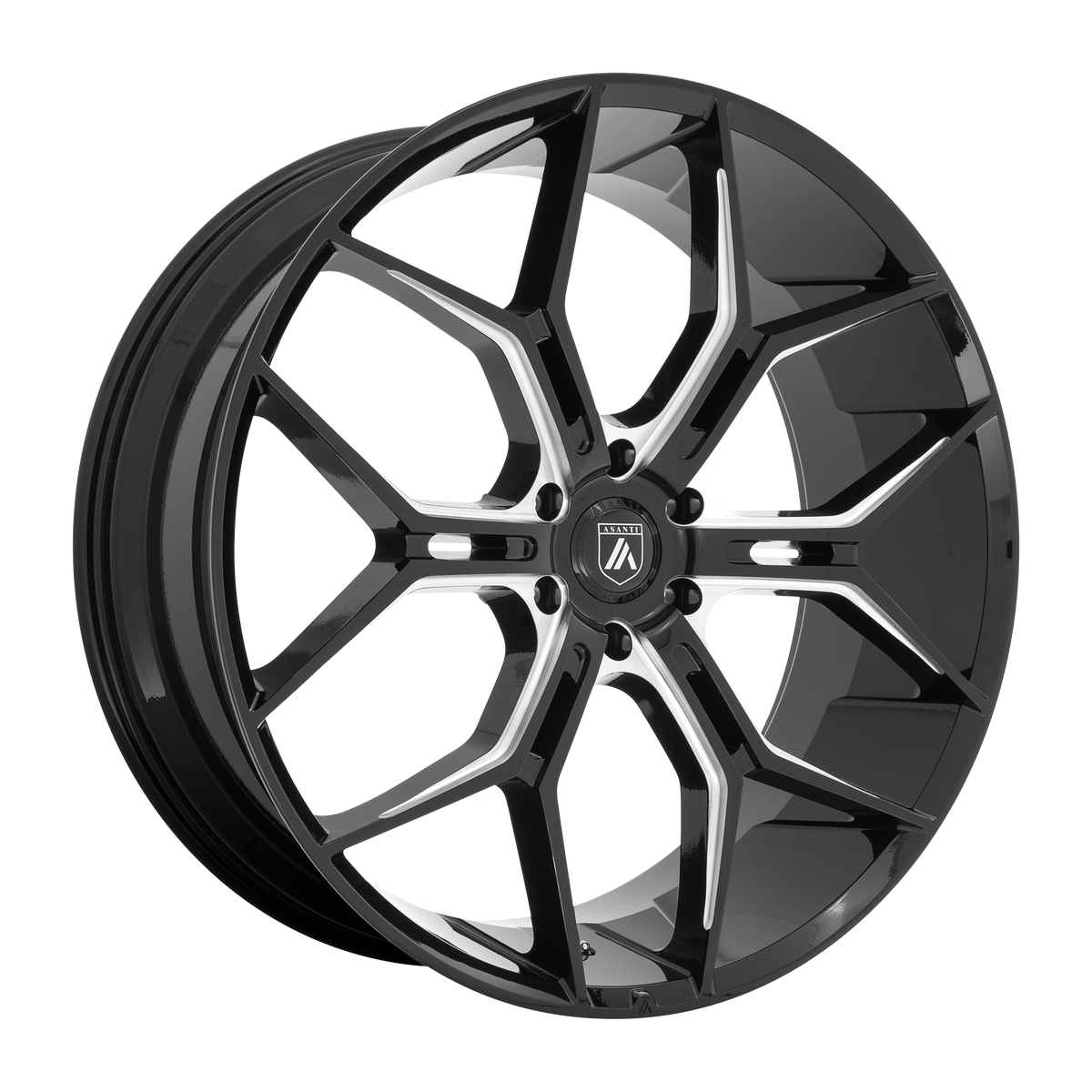 Asanti Abl-38 Monarch Truck – 22x9.5 6x135 Gloss Black Milled (Square Set of 4)