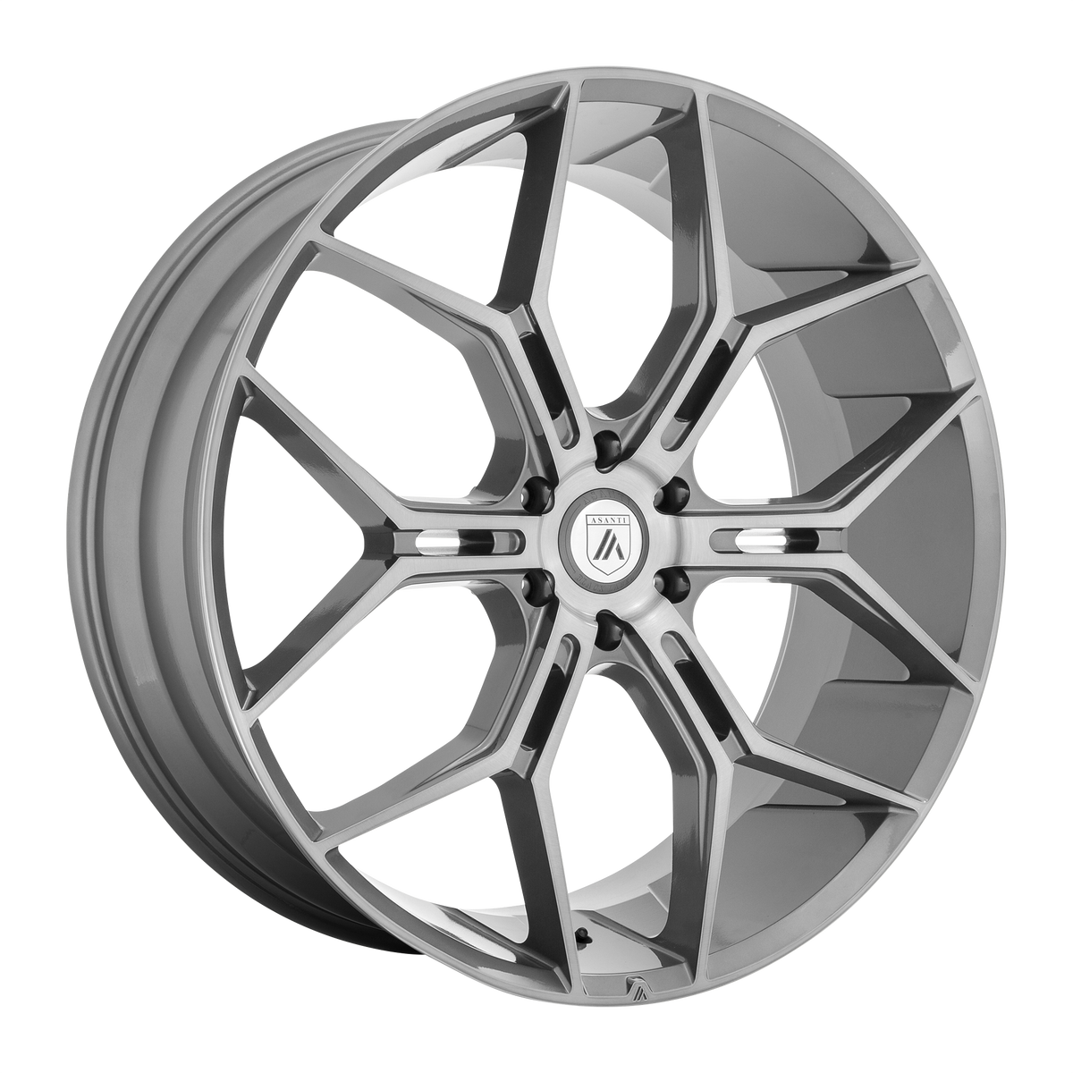 Asanti Abl-38 Monarch Truck – 22x9.5 6x139.7 Titanium Brushed (Square Set of 4)