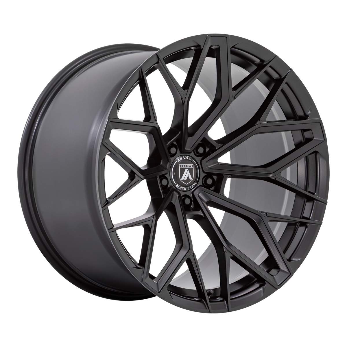 Asanti AB039 Mogul 5 – 20x9 / 20x10.5 5x112 Satin Black (Staggered Set of 4)