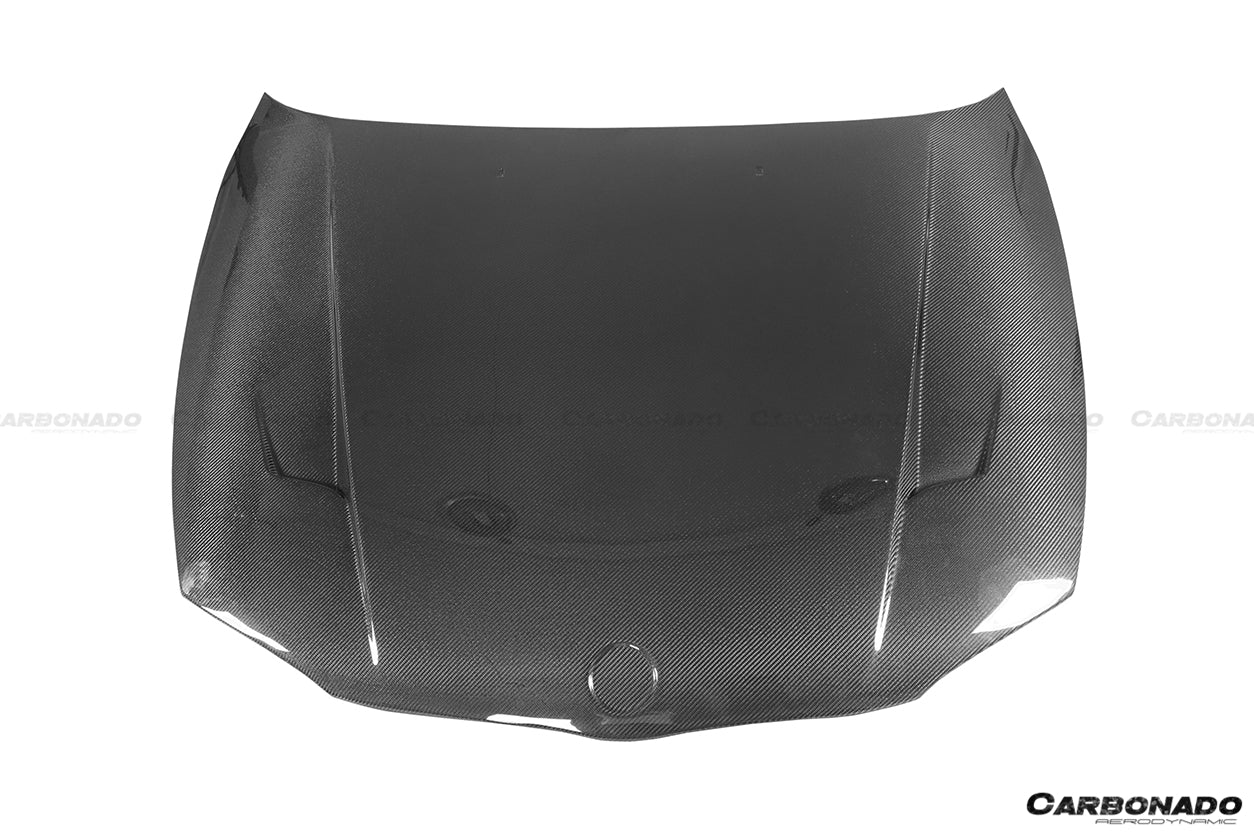 2008-2013 BMW 1 Series E82 E88 1M RZ Style Carbon FIber Hood - Carbonado