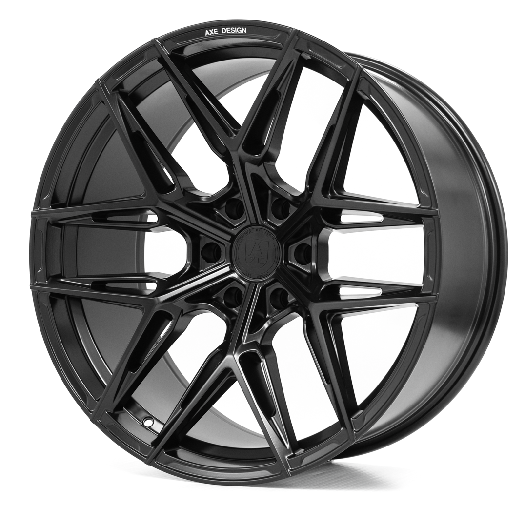 AXE WHEELS HYPE SATIN BLACK 22x10 ET-19 6x139 (Square Set of 4)