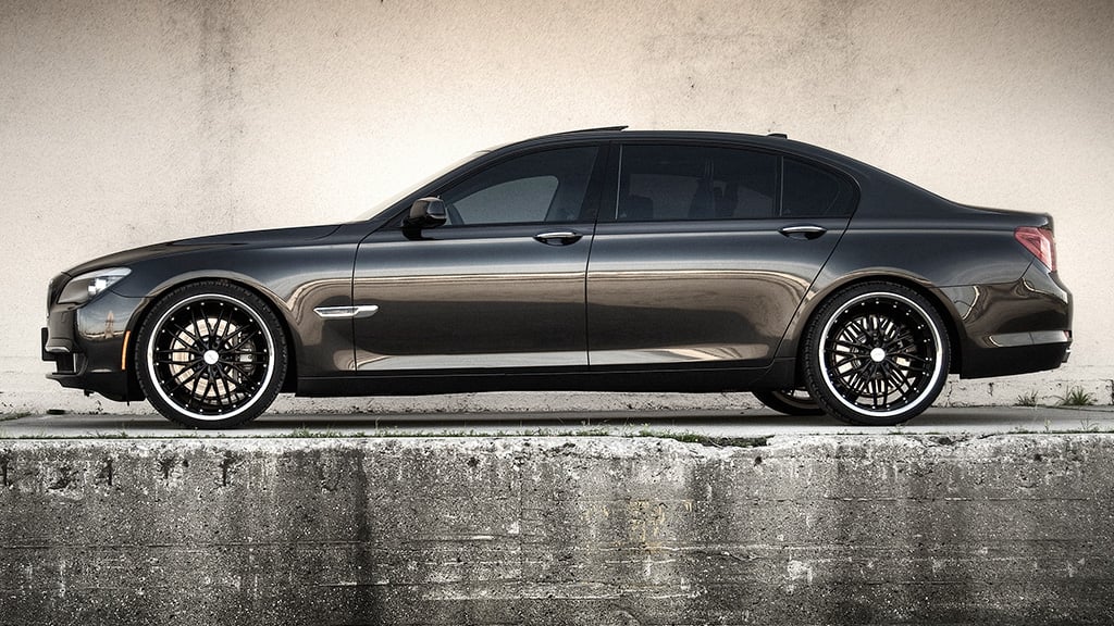 19" MRR GT1 Gloss Black w/ Polish Lip 5x112