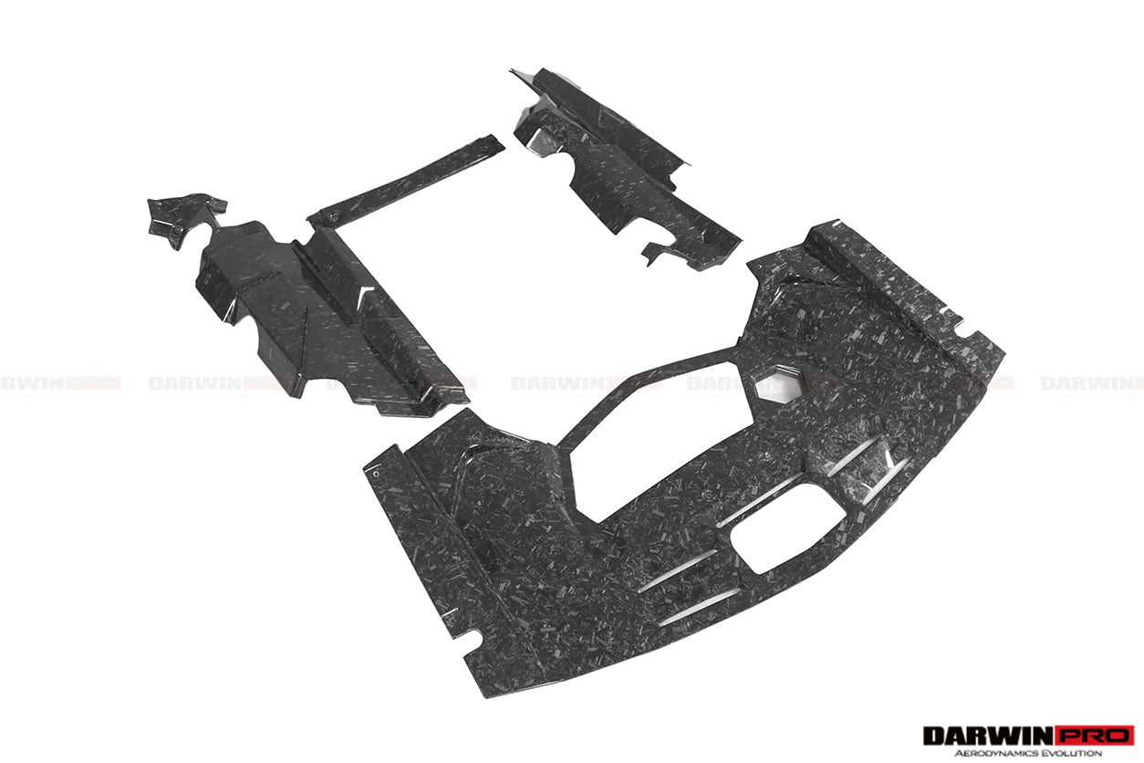 2013-2016 Lamborghini Aventador LP700 Roadster Carbon Fiber Engine Bay Panels Repalcement - DarwinPRO Aerodynamics