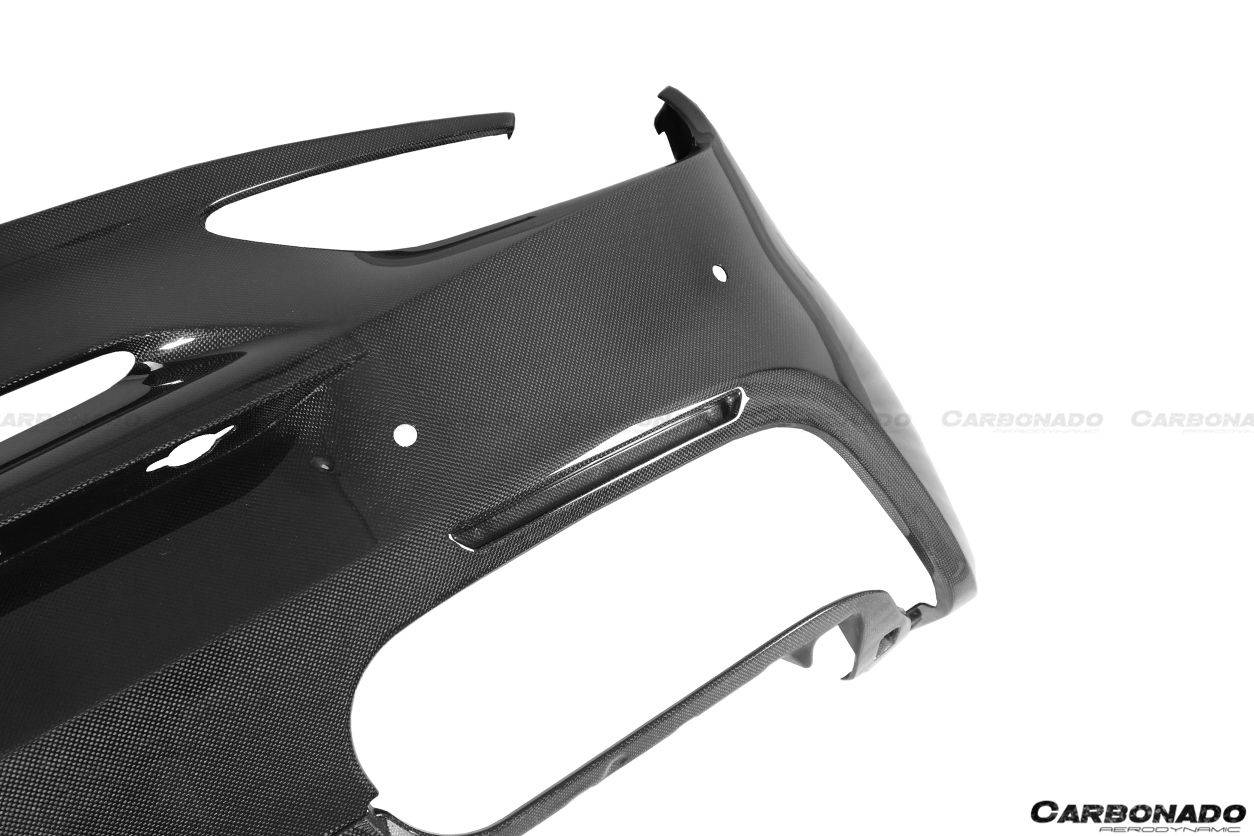 2015-2020 Ferrari 488 GTB Spyder OE Style Carbon Fiber Rear Bumper - Carbonado Aero