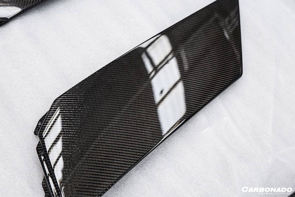 2011-2016 Lamborghini Aventador LP700 LP740 Coupe OEM Style Carbon Fiber Rear Intake Panel - Carbonado Aero
