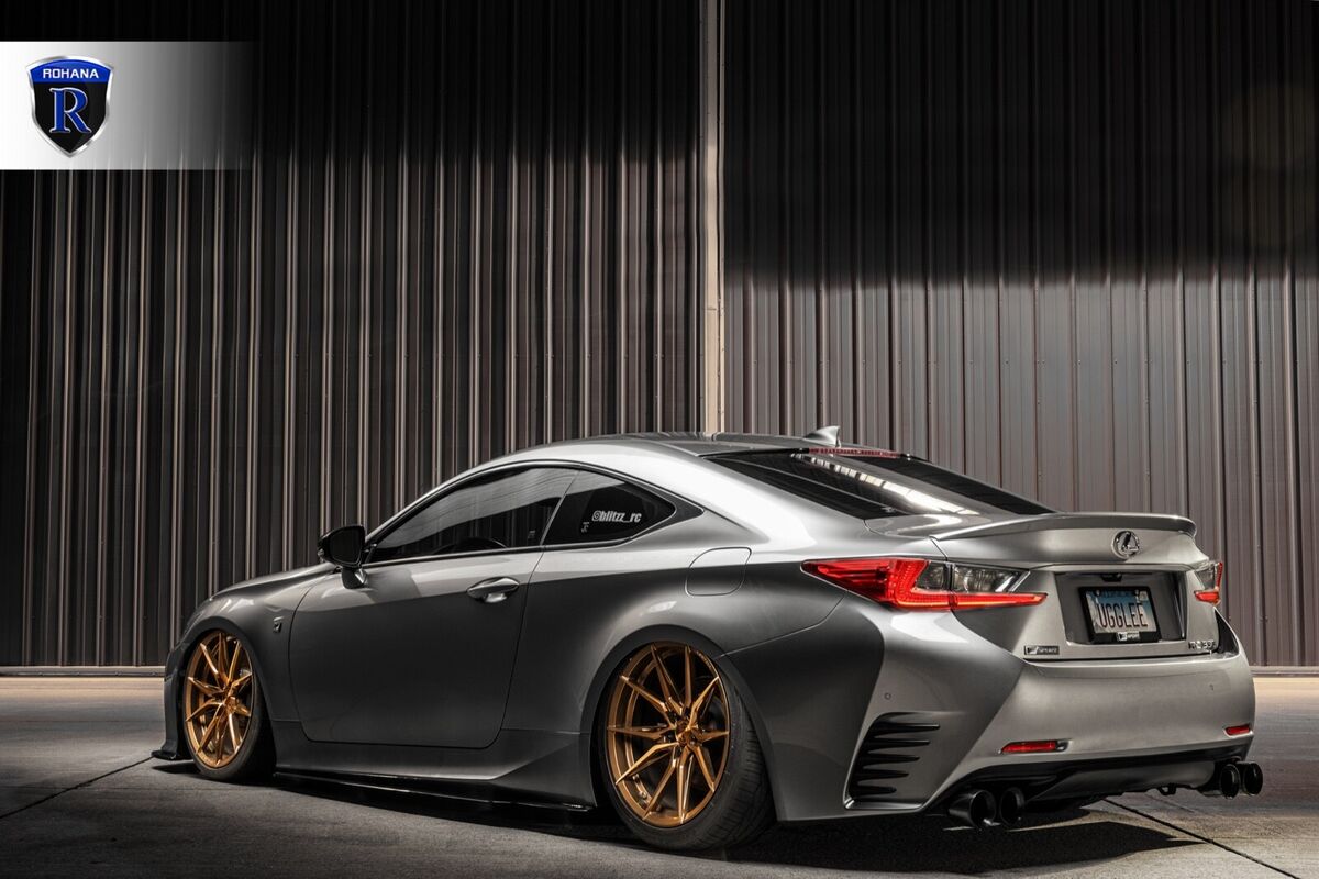 20" Rohana RFX13 Brushed Bronze 5x112 ( Square Setup ) ( Set of 4 )