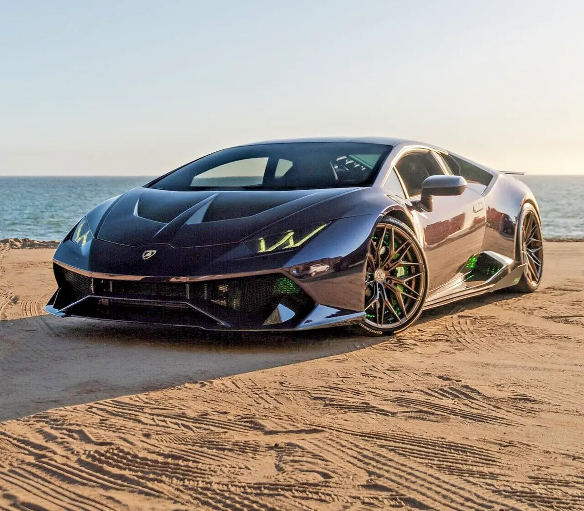 19" Rohana RFX17 Gloss Bronze 5x112 ( Staggered Setup ) ( Set of 4 )