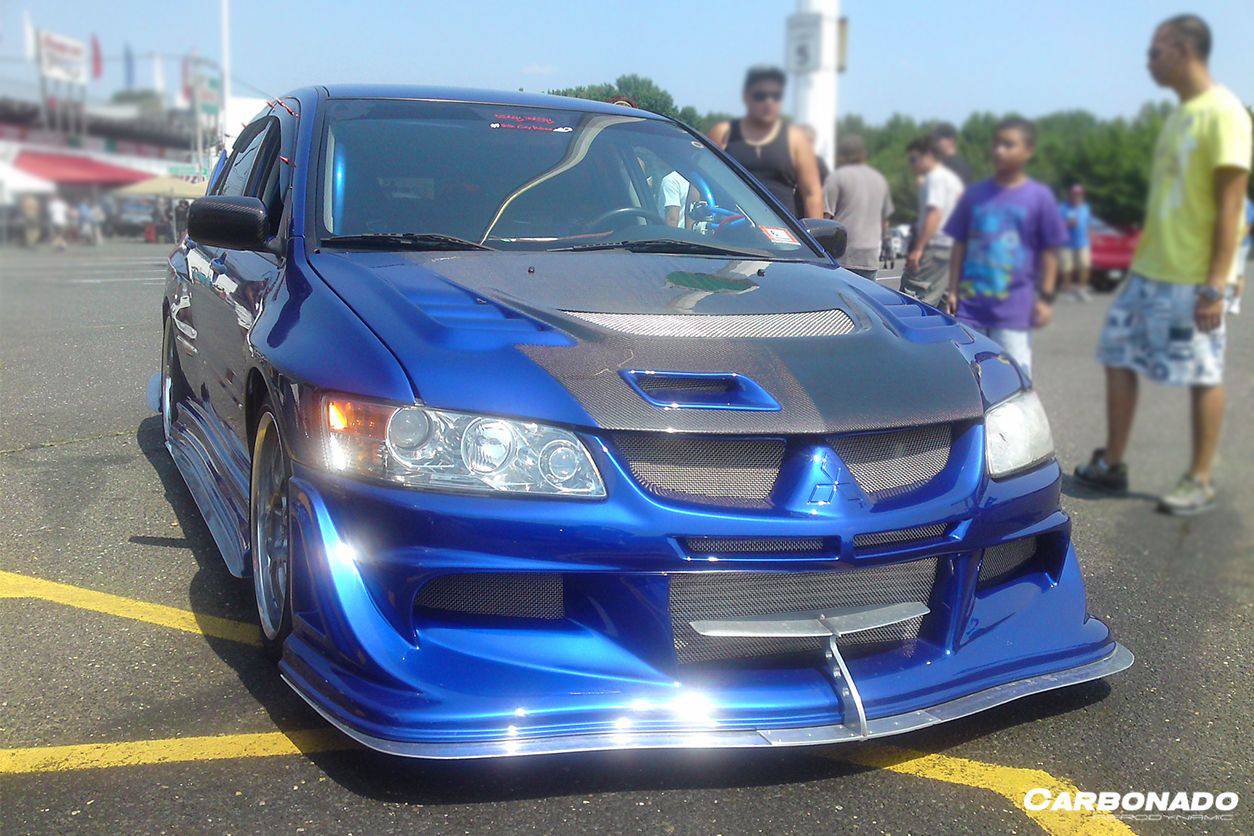 2003-2006 Mitsubishi Evo 7/8/9 VS Style Front Bumper - Carbonado Aero