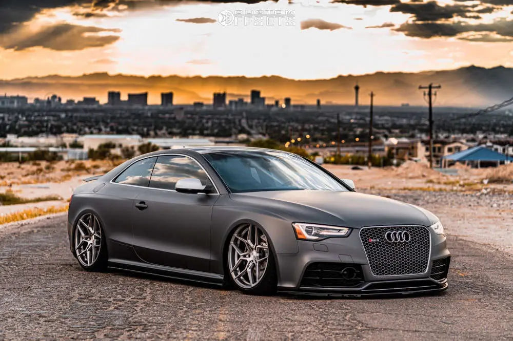 20" Rohana RFX11 Brushed Titanium 5x114.3 ( Staggered Setup ) ( Set of 4 )