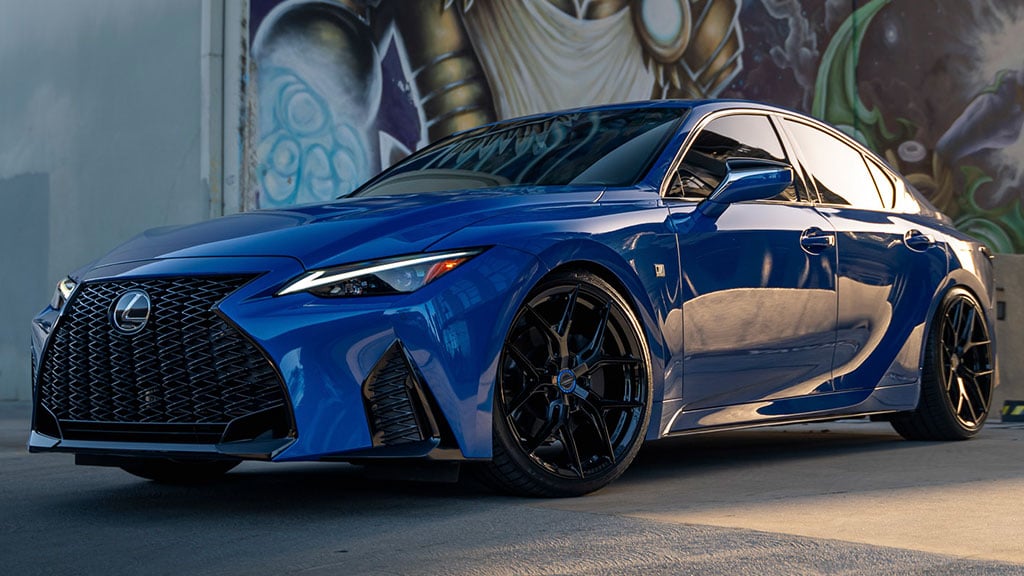 23" Vossen HF5 Gloss Black 5x120 ( Square Setup ) ( Set of 4 )