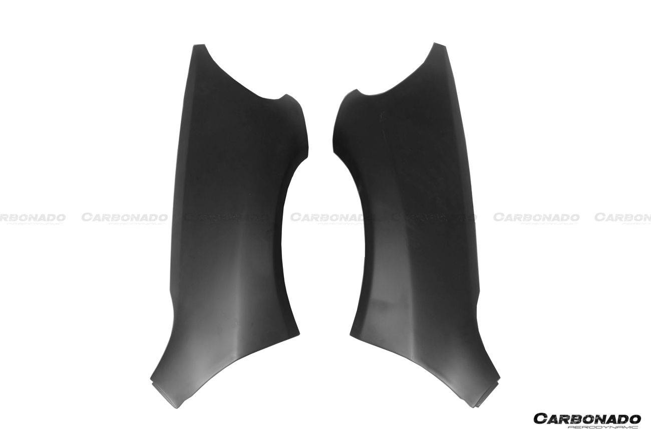 2011-2014 McLaren MP4 12C 675LT Style Part Carbon Fiber Front Bumper And Fender - Carbonado Aero