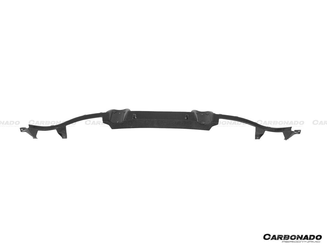 2017-2022 McLaren 720s OEM Style Dry Carbon Fiber Rear Bumper Upper Exhaust Valance Panel - Carbonado Aero