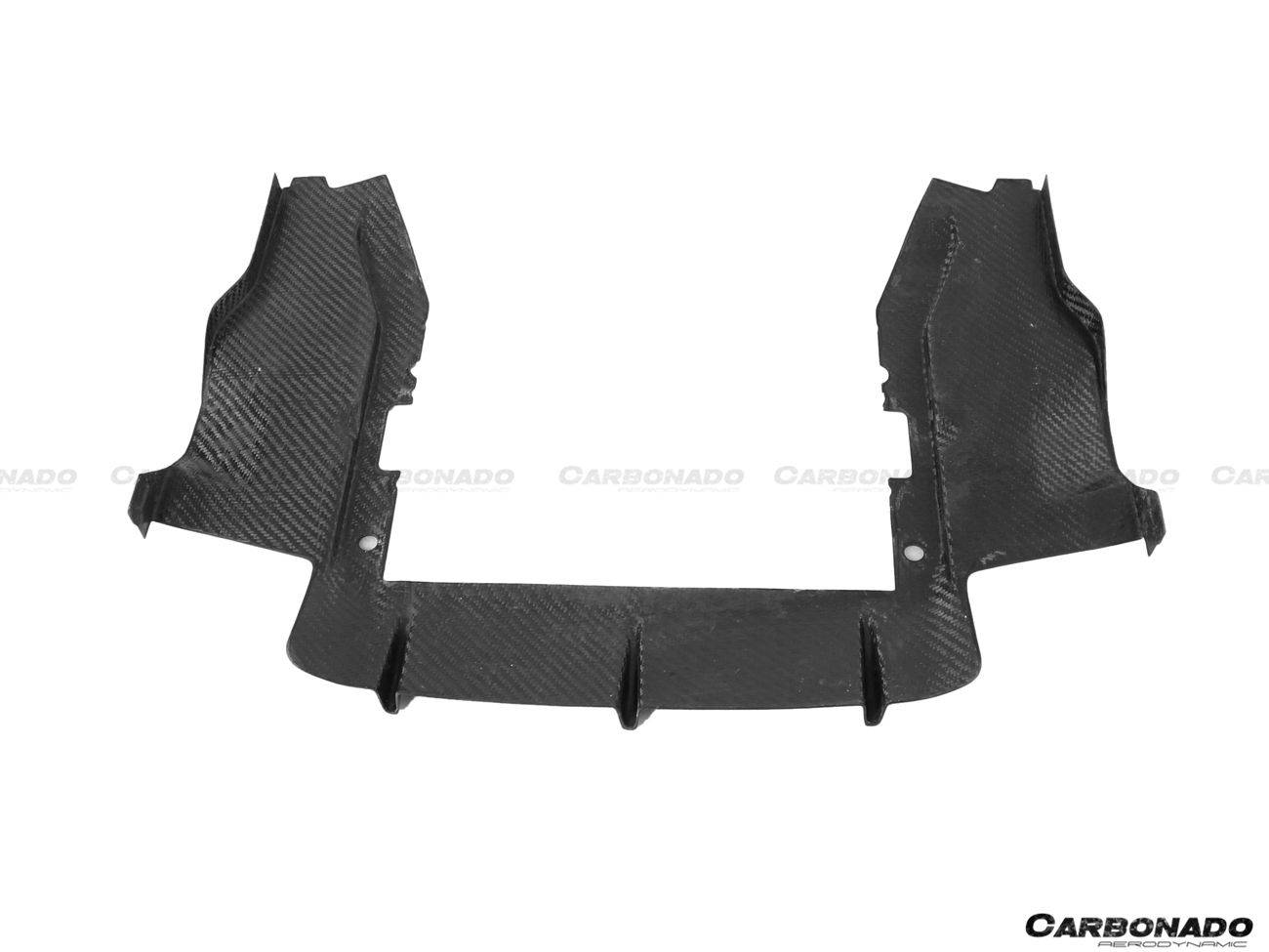 2018-2021 McLaren 600LT OEM Style Carbon Fiber Under Rear Diffuser - Carbonado Aero