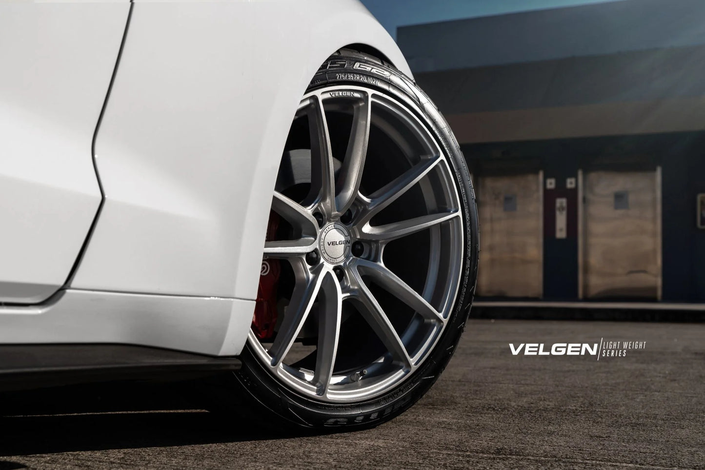 20" Velgen VF5 Gloss Silver 5x114.3 ( Staggered Set ) ( Set of 4 )