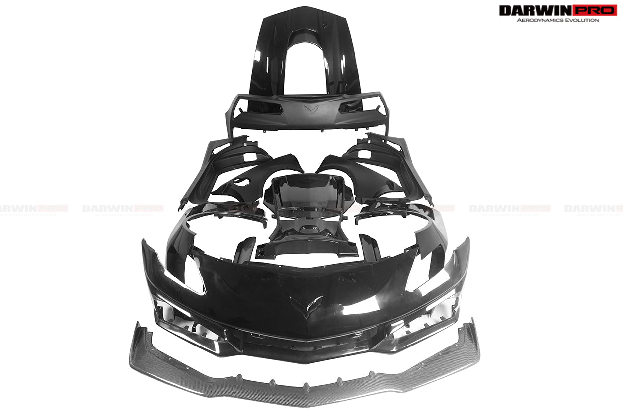 2013-2019 Corvette C7 Z51 ZR1-Style Full Body Kit - DarwinPRO Aerodynamics