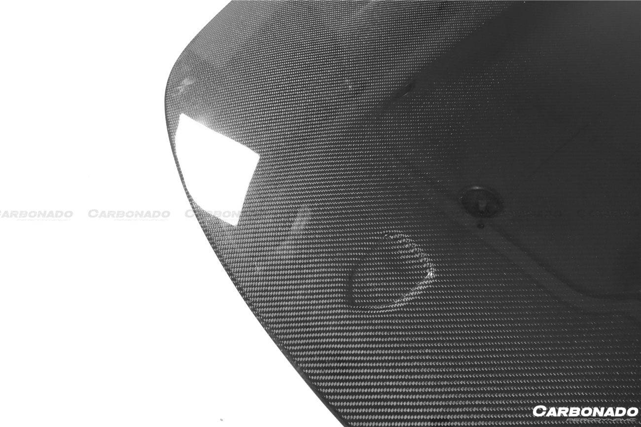 2012-2015 Porsche 991.1 Carrera/Targa S/4/4s GT2RS Style Carbon Fiber Hood - Carbonado Aero