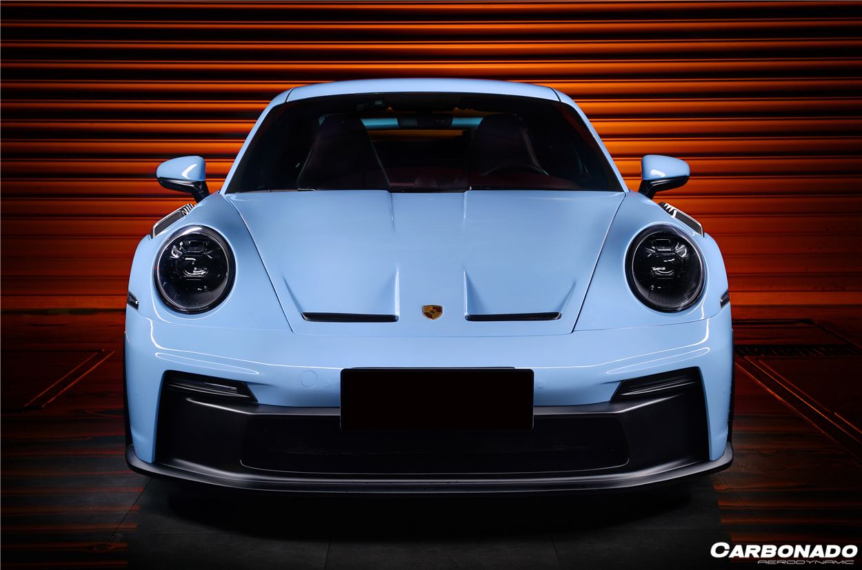 2019-2024 Porsche 911 992 Carrera & S & 4 & 4S & Targa & Turbo S GT3 Style Hood - Carbonado