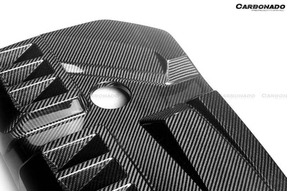 2021-UP BMW M3 G80 M4 G82/G83 Dry Carbon Fiber Engine Cover - Carbonado Aero