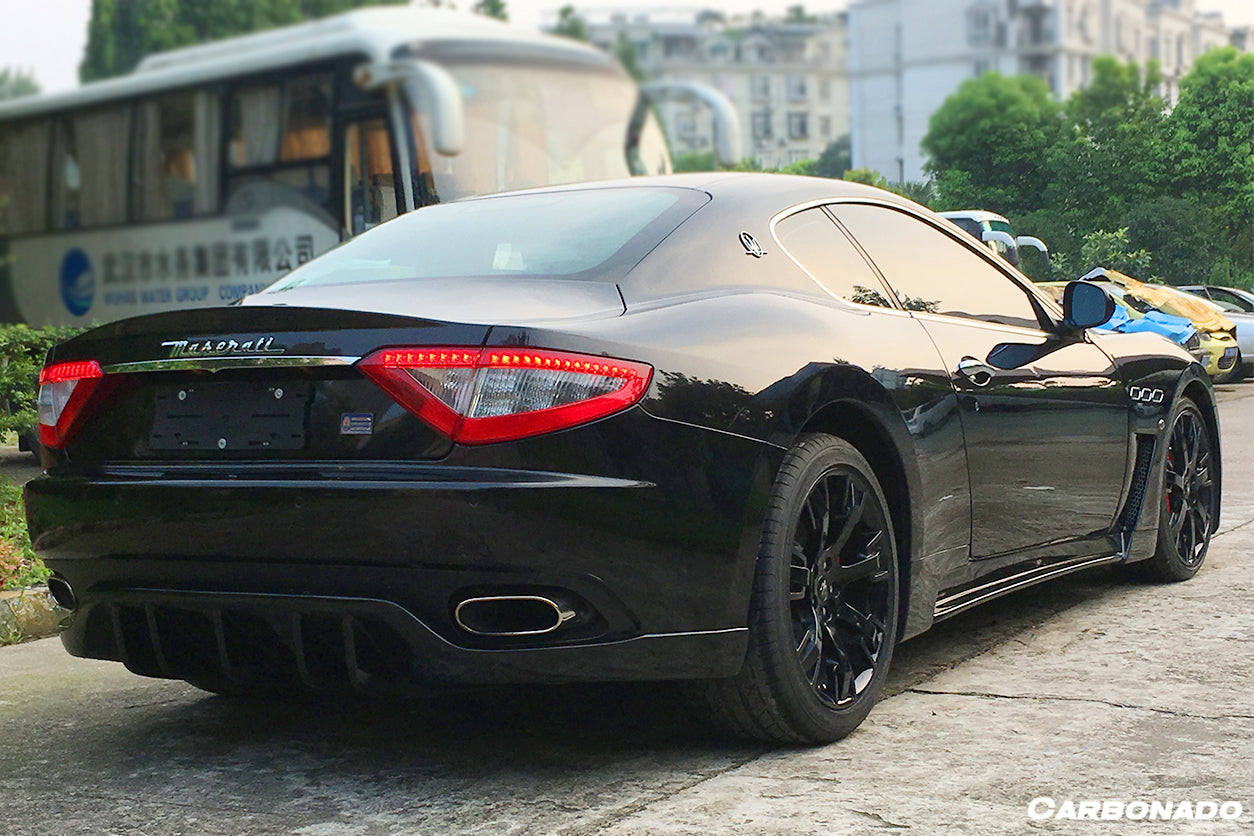 2008-2013 Maserati GranTurismo MC Style Carbon Fiber Rear Diffuser - Carbonado