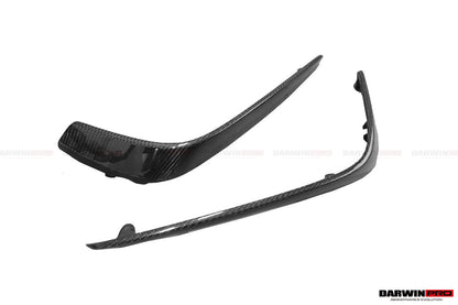 2015-2021 Mercedes Benz W205 C63/S AMG Carbon Fiber Front Canards - DarwinPRO Aerodynamics