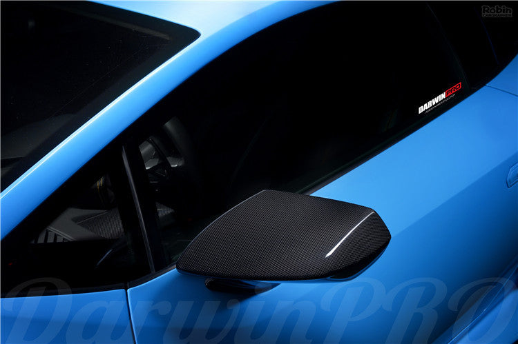 2015-2023 Lamborghini Huracan LP610 & LP580 & EVO & STO & PERFORMANTE Autoclave Carbon Fiber Mirror Housing Repalcement - DarwinPRO Aerodynamics