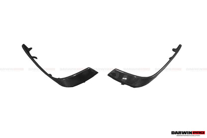 2015-2021 Mercedes Benz W205 C63/S AMG Carbon Fiber Front Canards - DarwinPRO Aerodynamics