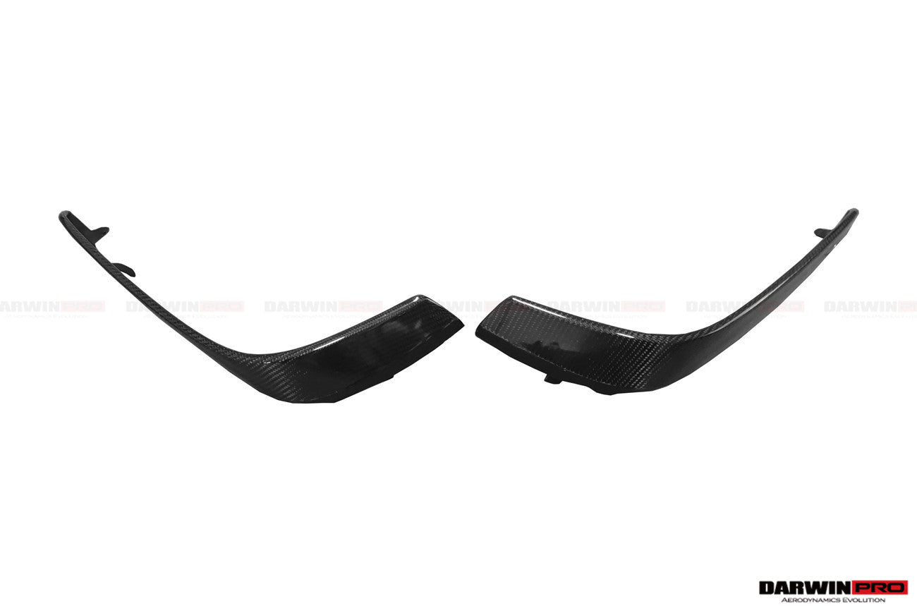 2015-2021 Mercedes Benz W205 C63/S AMG Carbon Fiber Front Canards - DarwinPRO Aerodynamics