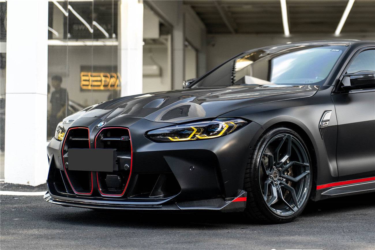 2021-UP BMW M3 G80/G81 M4 G82 & G83 CSL Style Dry Carbon Fiber Fornt Lip - Carbonado