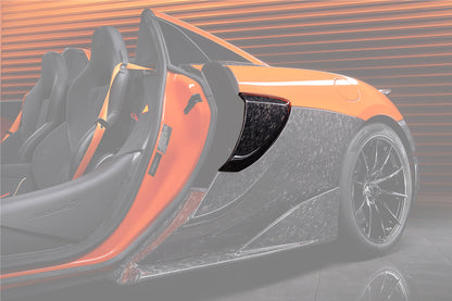 2018-2021 McLaren 600lt Carbon Fiber Quarter Panel Side Scoops - DarwinPRO Aerodynamics