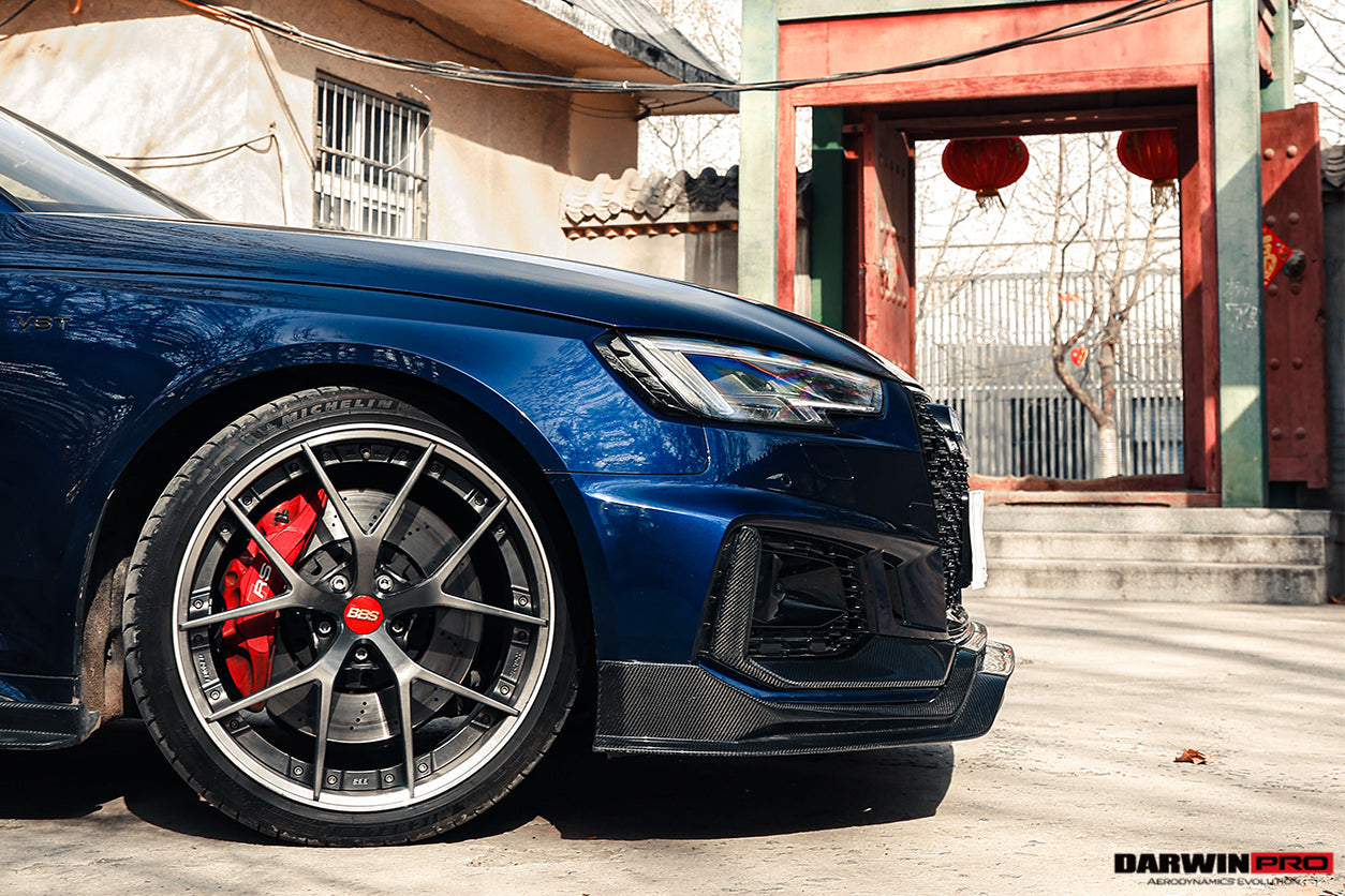 2017-2019 Audi RS4 B9 BKSS Style Front Lip - DarwinPRO Aerodynamics