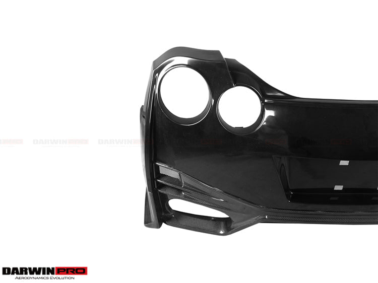 2008-2022 Nissan GTR R35 CBA/DBA/EBA NSM Style Partial Carbon Fiber Rear Bumper - DarwinPRO Aerodynamics