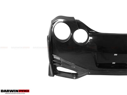 2008-2022 Nissan GTR R35 CBA/DBA/EBA NSM Style Partial Carbon Fiber Rear Bumper - DarwinPRO Aerodynamics