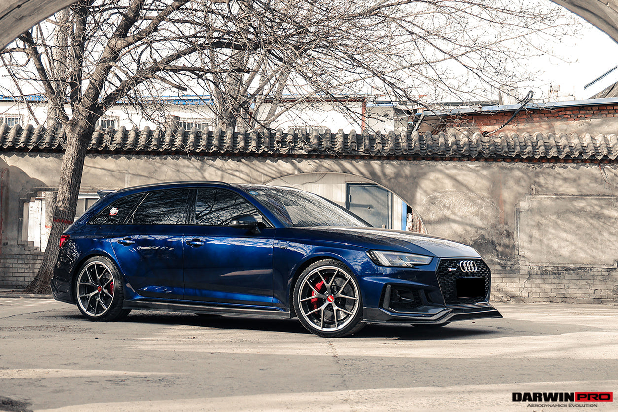 2017-2022 Audi RS4 B9 BKSS Style Side Skirts Under Board - DarwinPRO Aerodynamics