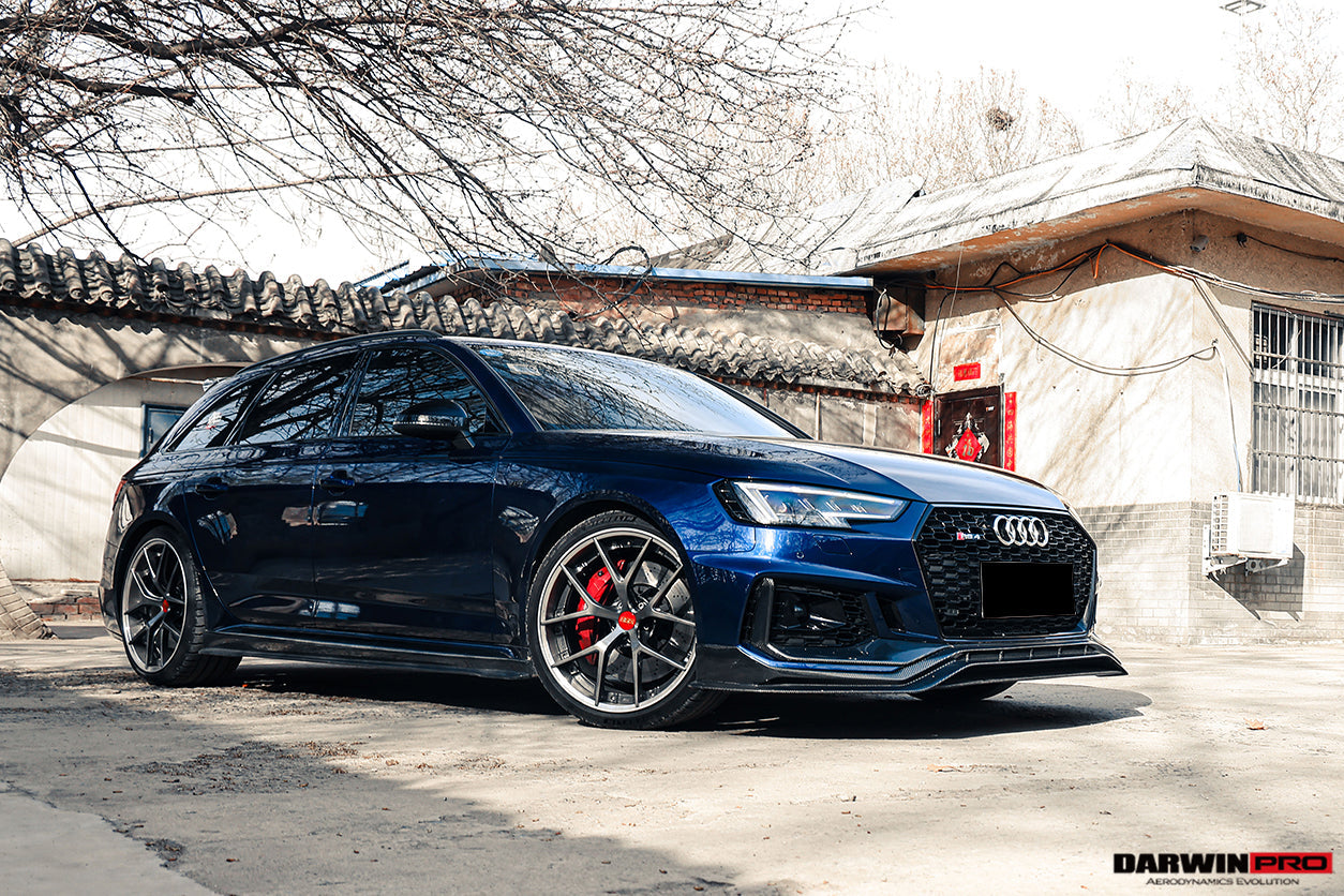 2017-2019 Audi RS4 B9 BKSS Style Front Lip - DarwinPRO Aerodynamics