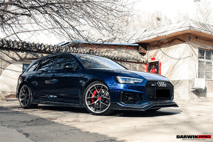 2017-2019 Audi RS4 B9 BKSS Style Front Lip - DarwinPRO Aerodynamics