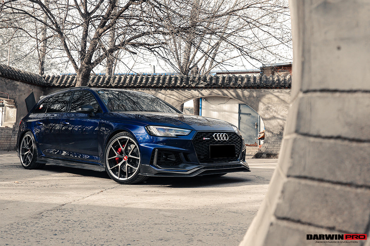 2017-2019 Audi RS4 B9 BKSS Style Front Lip - DarwinPRO Aerodynamics