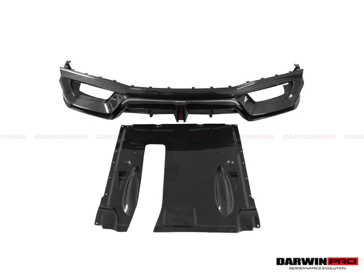 2017-2022 Nissan GTR R35 EBA BKSS Style Carbon Fiber Rear Diffuser - DarwinPRO Aerodynamics