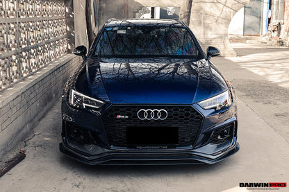 2017-2019 Audi RS4 B9 Front Bumper Trim Lip - DarwinPRO Aerodynamics