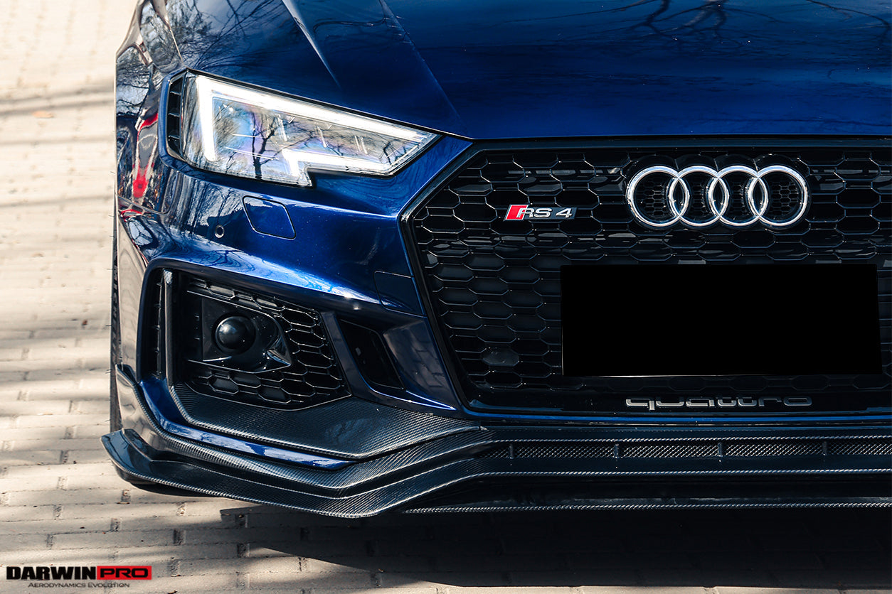 2017-2019 Audi RS4 B9 Front Bumper Trim Lip - DarwinPRO Aerodynamics