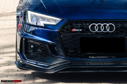 2017-2019 Audi RS4 B9 Front Bumper Trim Lip - DarwinPRO Aerodynamics