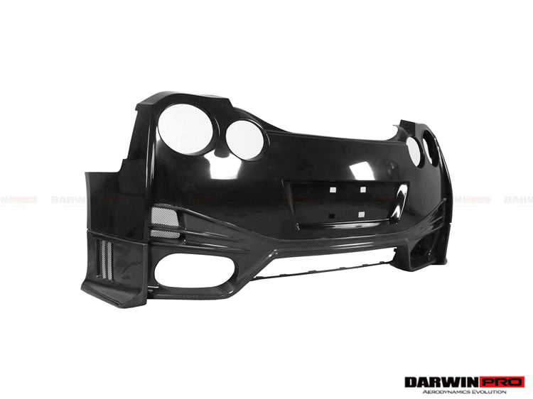 2008-2022 Nissan GTR R35 CBA/DBA/EBA NSM Style Partial Carbon Fiber Rear Bumper - DarwinPRO Aerodynamics