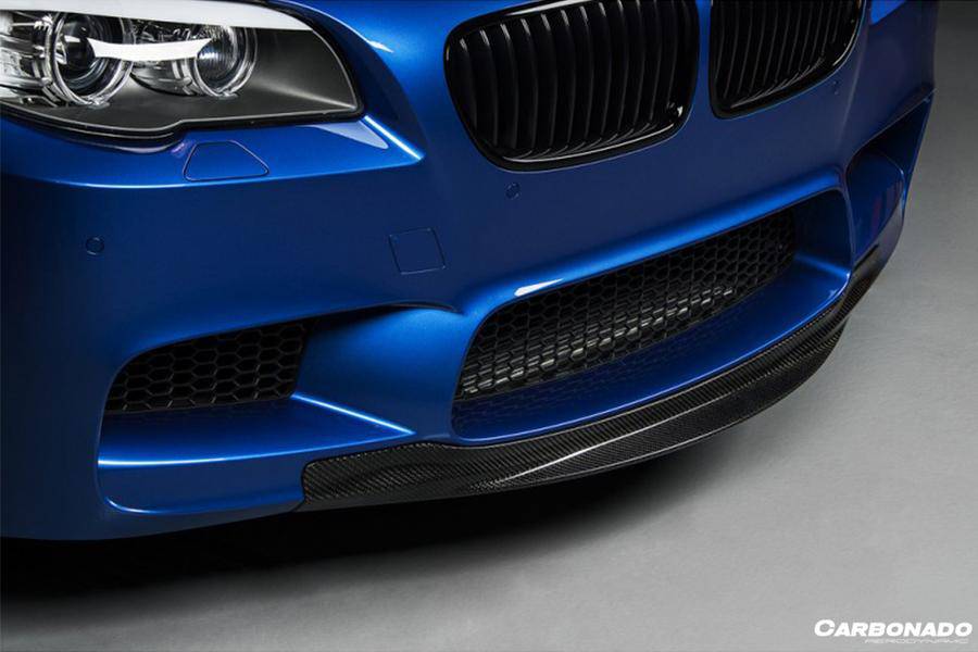2011-2016 BMW M5 F10 RK Style Carbon Fiber Front Lip - Carbonado Aero