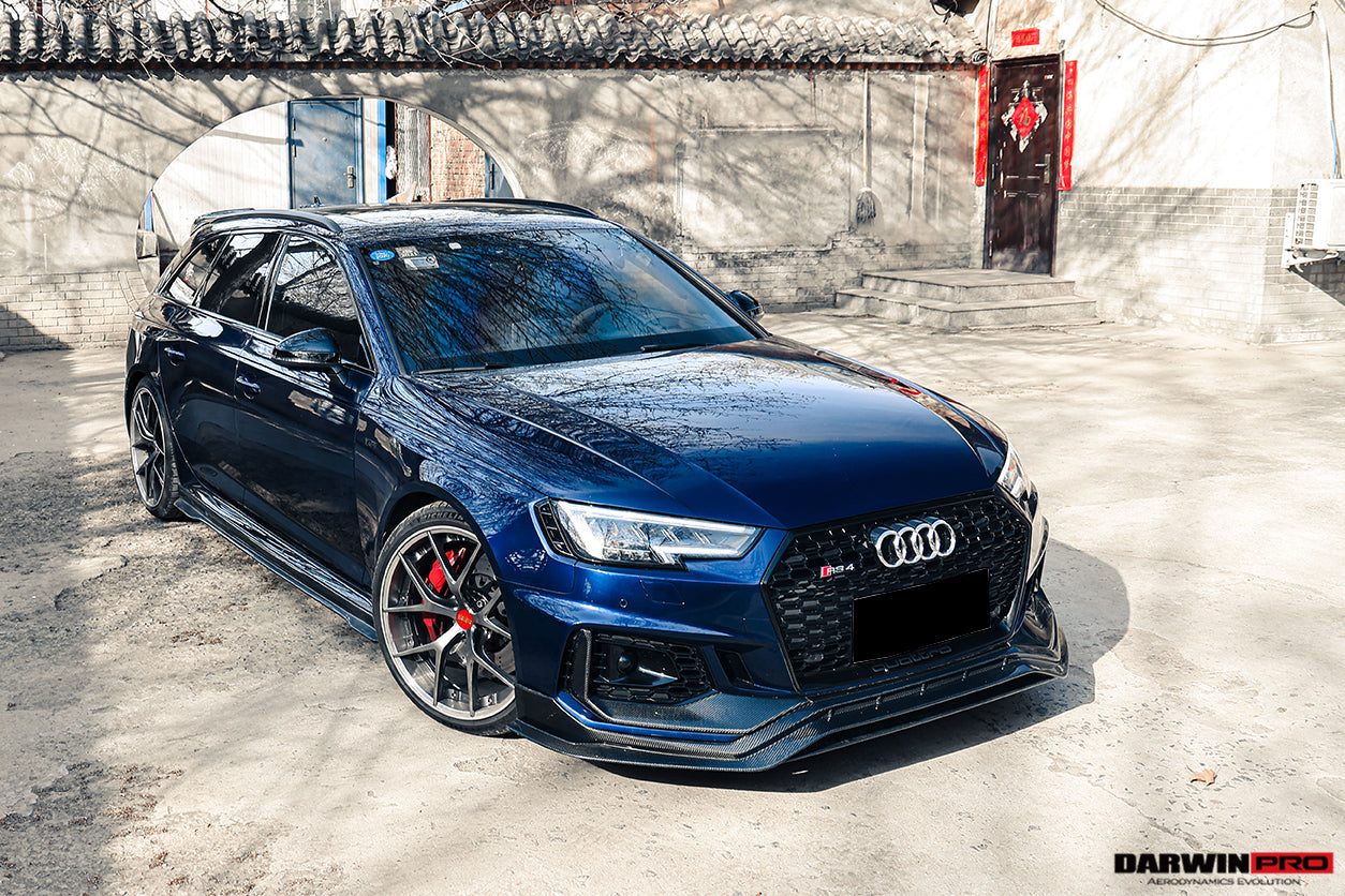 2017-2019 Audi RS4 B9 Front Bumper Trim Lip - DarwinPRO Aerodynamics